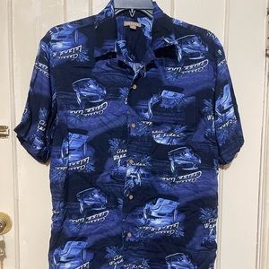 GEORGE HAWAIIAN Rayon Shirt size M